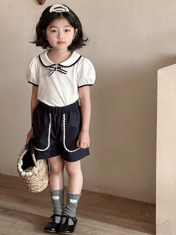 2pcs/Set Young Girls Fall Outfits