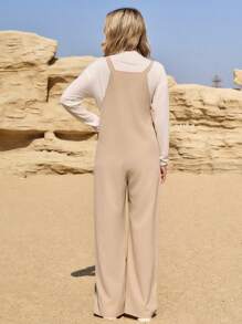 LanaWest Women Casual Versatile Long Sleeve T-Shirt + Camisole Jumpsuit