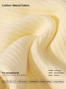 GLOWMODE 3 Pairs Just Relax Ribbed Tube Socks Gym - Multicolor - View 4