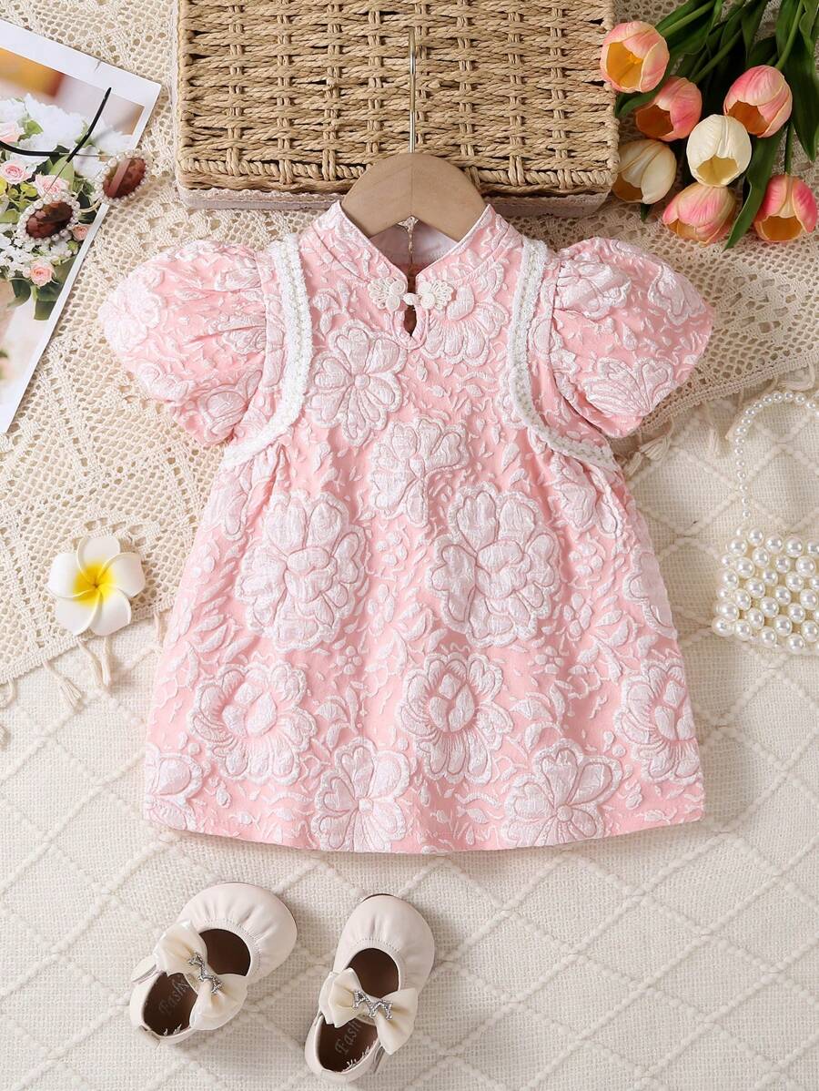 Baby/Baby Girl Chinese Style Cheongsam Dress, Stylish Princess Dress