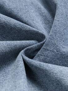 Manfinity Homme Men's Front Button Long Sleeve Pocket Casual Denim Jacket - Light Wash - View 8