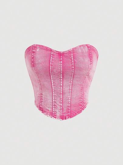 SHEIN MOD Regata Feminina Simples e Ajustada, Roupa Casual de Férias