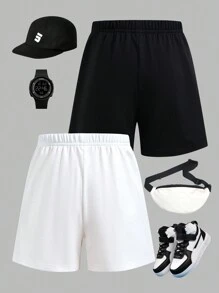 Casual Sports Athleisure Cool & Cute Holiday Daily Wear Suitable For School, Travel, Sports, Spring/Summer - Multicolor - View 2