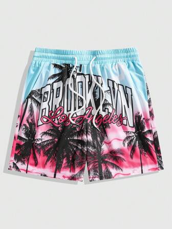 Street Life Men's Spring Break Casual Simple Fashion Everyday Shorts, Vacation