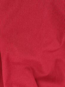 Chiquease Vestido sin mangas con abertura sexy para ropa de Año Nuevo - Rojo - Ver 7