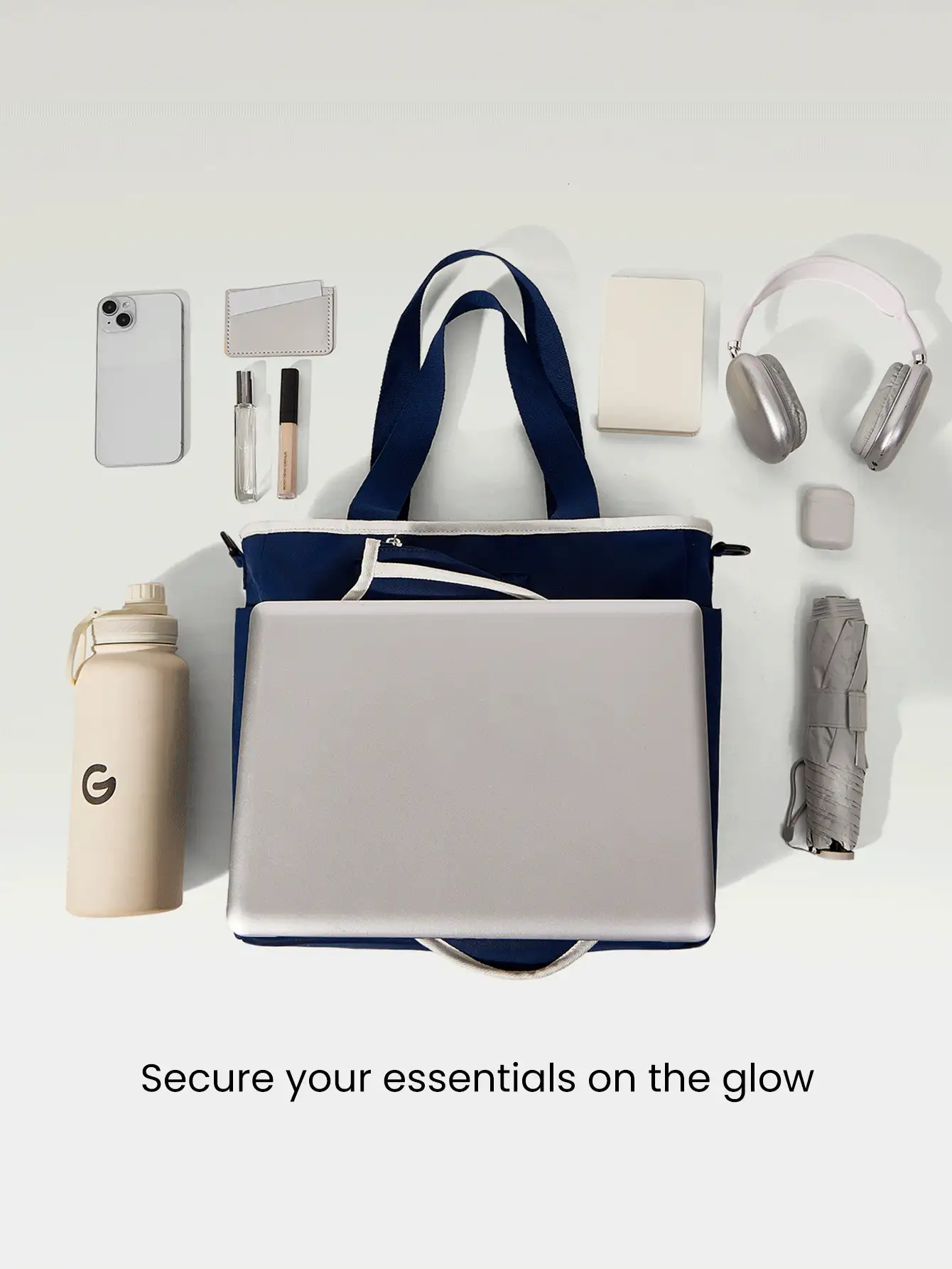 GLOWMODE 30L Large Capacity Match Ready Dual-Strap Pickleball Bag Zippered Bag With Laptop Sleeve Bottle Pocket Daily Active