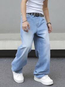 Manfinity EMRG Men's Denim Jeans - Light Wash - View 5