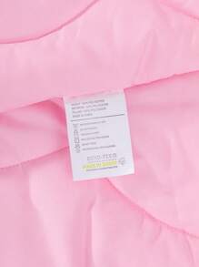 1pc Fluffy Warm Butterfly Stitch All-Season Comforter, Cloud Comfort Down Alternative Duvet Insert For All Size Twin Full Queen