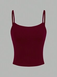SHEIN EZwear 3pcs/Set Camisole Seksi Kasual Wanita, Cocok untuk Musim Semi/Panas - MultiWarna - View 8