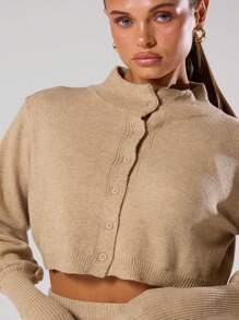 MUSERA Cardigan boutonné tricoté, élégant pour le brunch de printemps, Noël, l'hiver et les soirées