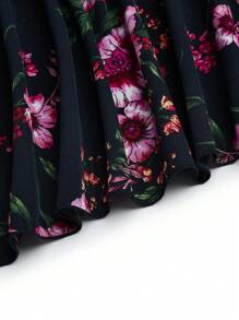 SHEIN Clasi Plus Size Women Casual Vacation Striped Dress For Summer - Multicolor - View 6