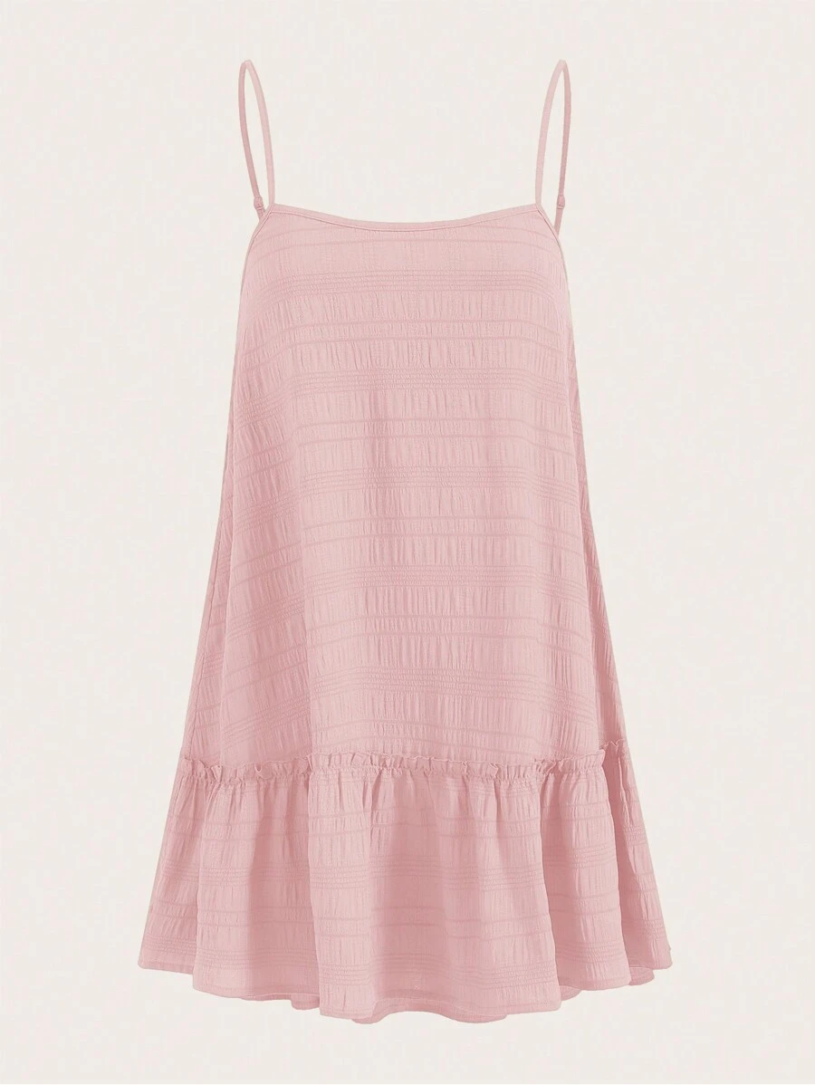 SHEIN EZwear Jumpsuit mit quadratischem Ausschnitt und Glockenbeinen für den Frühling