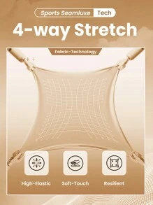 Easithlete Women's Solid Color Sleeveless Casual Top And Pants Sports Suit, Seamless Workout Women Set - Brown - View 7