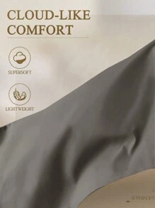 1pc Solid Color Dark Grey Fitted Sheet, Mattress Protector, Mattress Cover For Bed, Bed Sheet, Soft And Breathable, For All Size Bed -Twin, Full, King, Queen Size Sheet Deep Pocket Up To 11.8 Inch Home Textile - Dark Grey - View 6