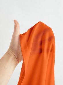 Manfinity Homme 男式印花文字运动针织背心 - 橘色 - 查看 7