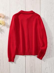 Rusticease 1 pieza Cardigan casual de mujer de un solo botonadura, de unicolor y manga larga para otoño/invierno