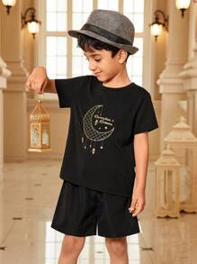 Jungen Zweiteiler mit mehreren Teilen, geeignet für Kleidung junger Jungen, einschließlich Kleidung für kleine Kinder und Jungen. Geeignet für Geburtstagspartys, Abendessen, Aufführungen, Hochzeiten, Taufen und den täglichen Schulbesuch. Geeignet für den täglichen Gebrauch, Schulkleidung, Reisekleidung, Frühlings- und Sommermode. - Verschiedenfarbig - Übersicht 2