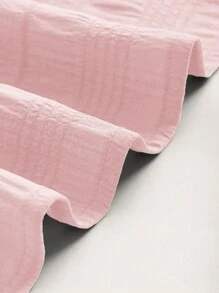 SHEIN EZwear Jumpsuit mit quadratischem Ausschnitt und Glockenbeinen für den Frühling