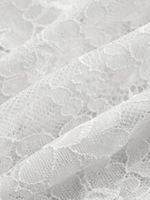 SHEIN ICON Solid Color Lace Trim Camisole, Minimalist Casual For Daily Wear - White - View 4