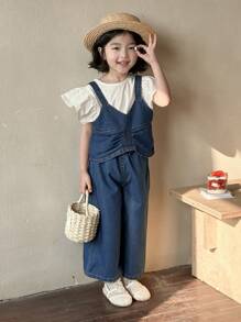 DAZY Young Girls Denim 2 Pieces Set