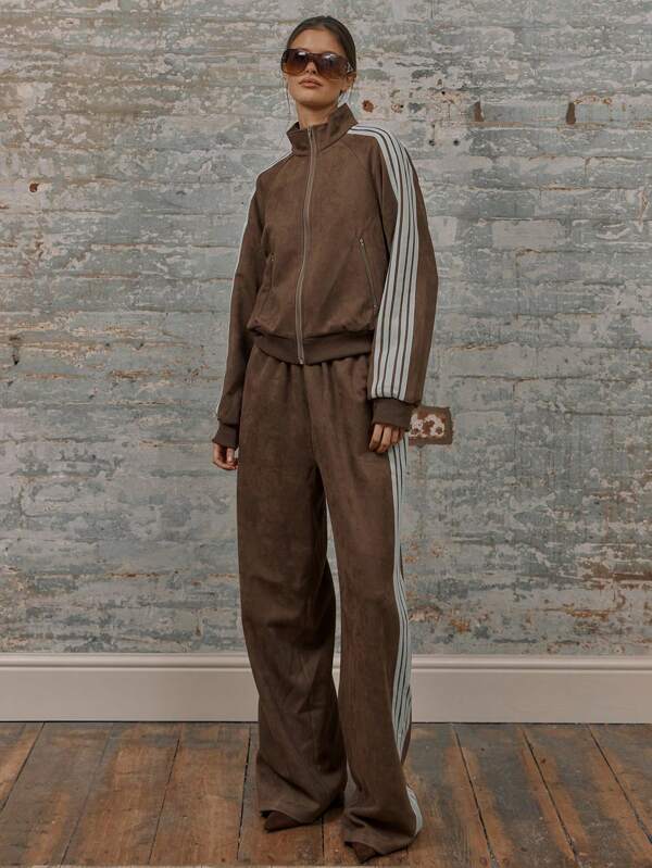 MUSERA Straight Leg Drawstring Waist High Rise Track Pants Vacation Capsule Summer Airport Holiday Fall, Autumn, Winter, Back To School Fall Autumn Winter Christmas Thanksgiving