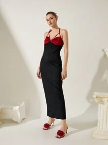 CUCCOO CHICEST 2pcs Rose Decor Strappy Square Toe Stiletto Heel Elegant Romantic Sweet Wine Red Women's High Heel Sandals, Suitable For Dates, Afternoon Tea, Gatherings, Party, Valentine's Day, Evening Banquet, Wedding, Formal Dress Spring Shoes Spring Break Easter