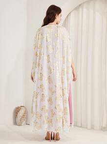 SHEIN Teen Girls Wedding Satin, Vintage, Boho/Luxury, Elegant, Gold White, Hot Stamp, Cover Up, Pink, Cute, Sweet, Dress, 2 Pieces Set