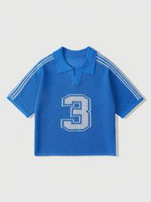 ROMWE MEN Prep Polo in maglia da uomo, casual a maniche corte, design minimalista alla moda per uso quotidiano
