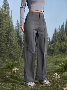 SHEIN Sports Naturehike 女款户外徒步休闲运动裤 - 深灰色 - 查看 3