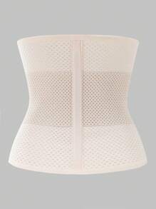 1pc Women Front Button Closure Waist Slimming Belt - Black - View 4