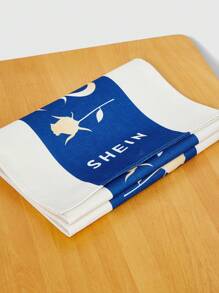 SHEIN Complimentary Custom Blue Kitchen Table Runner - Royal Blue - View 2