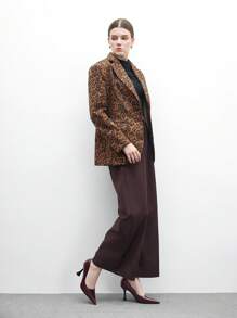 CUCCOO BIZCHIC Women's Pointed Toe Glossy Daily Wear High Heel Pumps - Brown - View 2