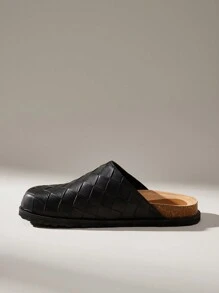 Solecia Women's Fashion Versatile Casual Simple Bandana Flat Slide Sandals Spring Summer Shoes For Christmas - Black - View 5