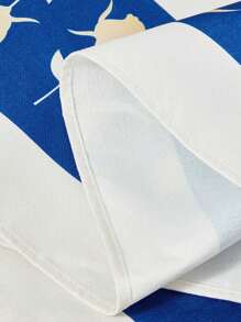 SHEIN Complimentary Custom Blue Kitchen Table Runner - Royal Blue - View 3