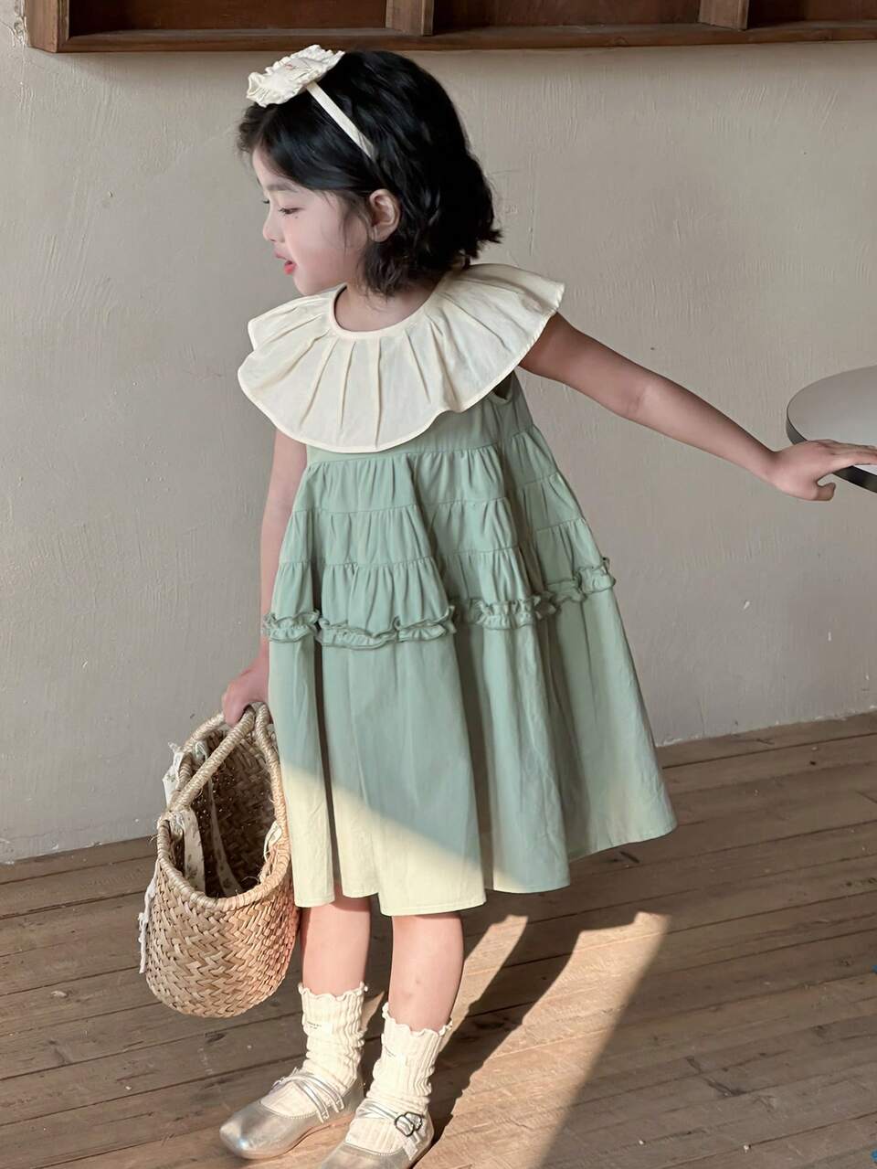 Young Girls Simple Fashionable Casual Sleeveless Dress For Daily Wear, Summer Outfits,Back To School Clothes Vacation Easter
