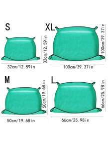 1pc Green Plant Repotting Mat,Foldable Gardening Mat For Indoor Potted Plants & Succulent Care,Waterproof Thickened Pe Mat,Easy To Clean, Large Foldable Plant Pot Cushion