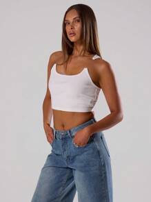 MUSERA Sexy Clear Strap Tank Top Holiday Ibiza Beachwear Vacation Festival Rave Going Out Tops Club Fall