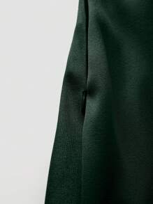 Pariaura High Waist Grey Pleated A-Line Skirt, Slimming & Anti-Expose