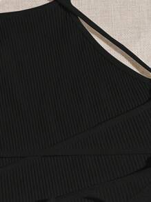 SHEIN EZwear 夏季服装 交叉系带露背吊带背心