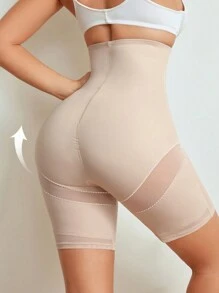 Women's Simple And Fashionable Casual Everyday Shapewear Bottom - Apricot - View 4