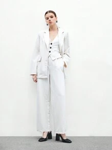 CUCCOO BIZCHIC 女士方头粗跟时尚简约舒适休闲派对系带凉鞋 - 黑色 - 查看 2