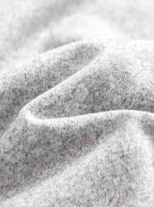 SHEIN BASICS Set de 2 piezas Vestido minifalda entallado de punto de color liso para mujeres - Multicolor - Ver 6