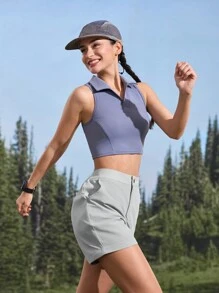 In My Nature Women's Casual Solid Color Detachable Hiking Pants