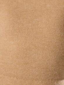 MUSERA High Neck Sleeveless Maxi Sweater Dress Chic - Apricot - View 6