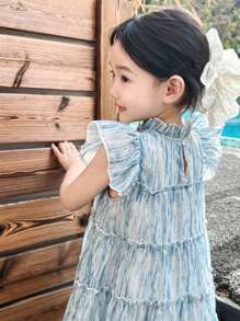 DAZY Kleine Mädchen Lässig Kleid, Herbstkollektion