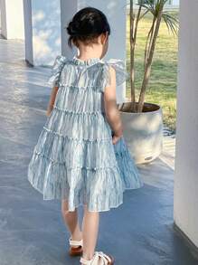 DAZY Kleine Mädchen Lässig Kleid, Herbstkollektion