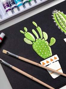 SHEIN 20 Blatt A4 Schwarze harte Pappe, verstärkte, spezielle Malpappe, DIY Handwerk Schüler-Deckblätter, Grußkarten- und Visitenkartenpappe, A3 Handwerkspappe, Album-Rückenpapier für den Schulanfang