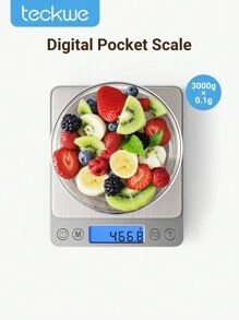 Teckwe Báscula de cocina multifunción simple y práctica