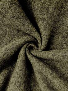 SHEIN EZwear 2pcs/Set Oversized Olive Green Thermal Lined Hoodie Sweatshirt And Wide Leg Sweatpants Sage Green Outfit Co Ords Sets Women Knit Set Olive Green Outfit Women Comfortable Two Piece Set,Fall,Fall Clothes For Women - Army Green - View 7