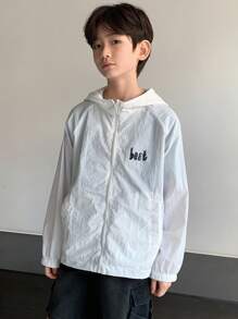 DAZY Tween Boy Kids Fall Jacket,Back To School Clothes - White - View 6